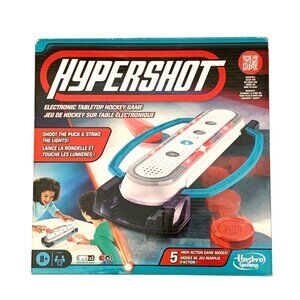 Hasbro Gaming Hypershot Electronic Tabletop Hockey Game, 5 Games Mode, Music